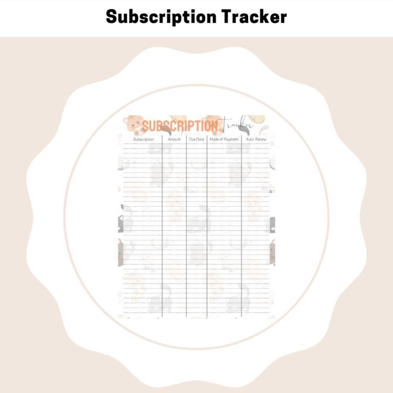 Subscription Tracker
