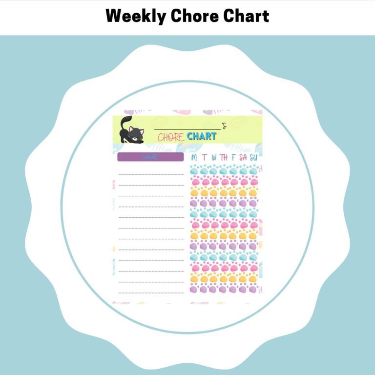 Weekly Chore Chart