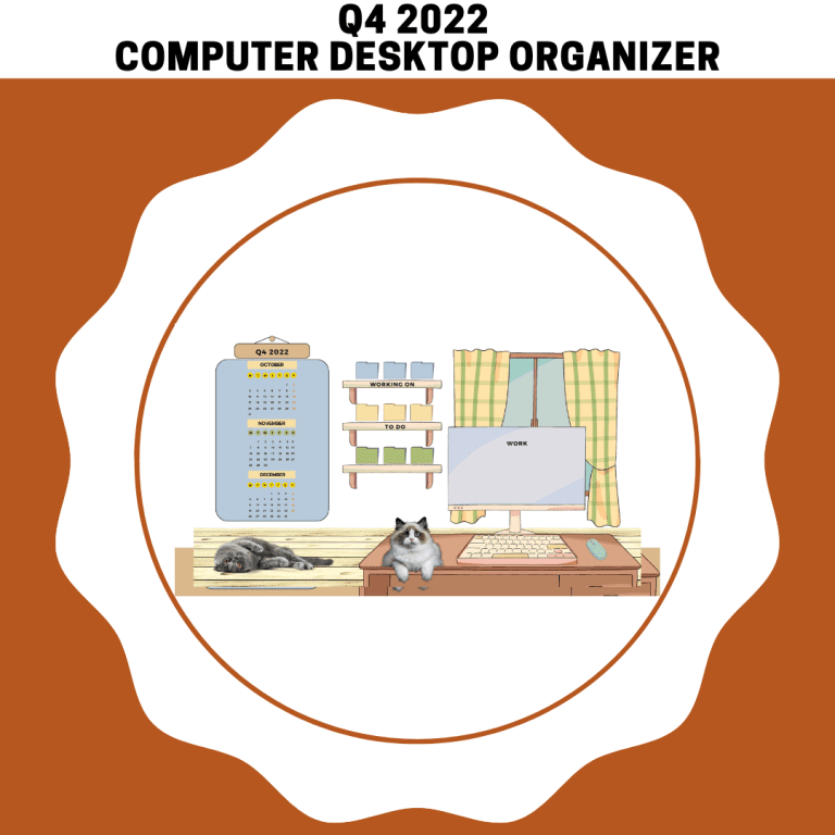Q4 2022 Computer Desktop Wallpaper Organizer